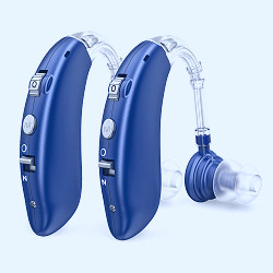 Amazon.com: Hearing Aids for Seniors, Rechargeable with Noise  Cancelling,Digital Hearing Amplifier for Hearing Loss, Invisible Hearing Aid ,Ear Sound Amplifier,Hearing Devices Assist(BLUE) : Health & Household